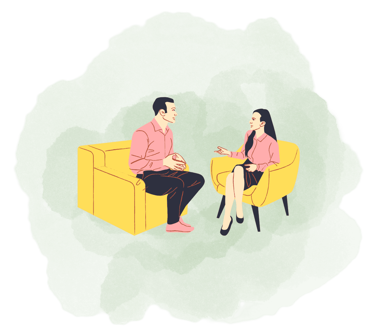 Virtual assistant conducting a professional client briefing session