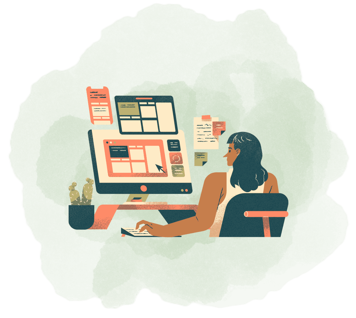 Professional content creation and editing process